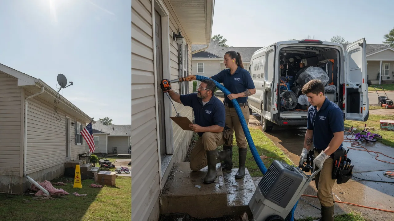 Ceiling Water Damage Restoration in Riga, MI near me